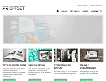 Tablet Screenshot of proffset.dk